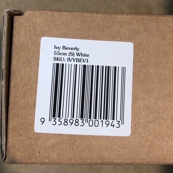 Lack Of Color Ivy Beverly Fedora Hat In White. NWT! Sz S (55cm) & M (57cm) - Picture 16 of 16